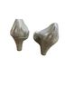 Lilly Pulitzer 100% Leather Silver Wedges Size 7 1/2 - photo 2