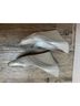 Lilly Pulitzer 100% Leather Silver Wedges Size 7 1/2 - photo 3