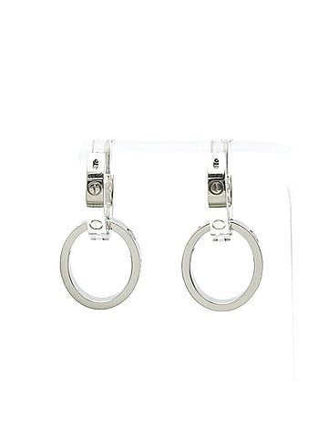 Cartier Cartier Love Earrings Multi-Wear Semi-Pavé N8515242 Diamond White Gold (18K) Drop Earrings Silver (view 2)