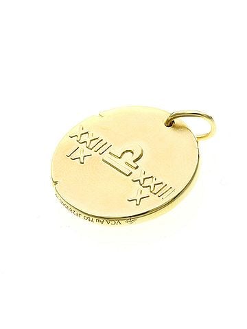 Van Cleef & Arpels Van Cleef & Arpels Zodiac Libra Top Only Yellow Gold (18K) No Stone Women,Men Fashion Pendant Necklace (Gold) (view 2)