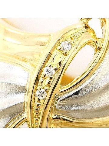 Unbranded PT900 Platinum 18K Yellow Gold Ring with 0.02mm Diamond, Total Weight Approx. 5.2g, Jewelry (view 2)