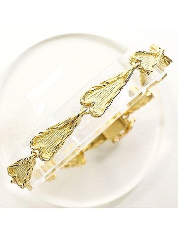 Unbranded 18K (18-karat) Yellow Gold Bracelet, Total Weight 13.0g, 18.5cm, Jewelry (view 1)