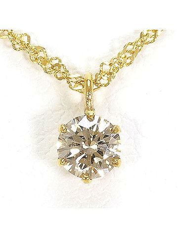 Unbranded 18K (18-karat) Yellow Gold Necklace with Black Diamond (0.20 ct), Total Weight 0.8g, 39cm, Jewelry (view 1)