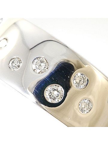 Unbranded 18K (18-karat white gold) ring with a 0.13ct diamond, total weight 8.7g. Jewelry. (view 2)