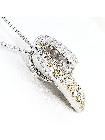 Unbranded 18K (18-karat white gold) necklace with 1.69ct diamonds, total weight 8.0g, 45cm length. Jewelry. (view 2)