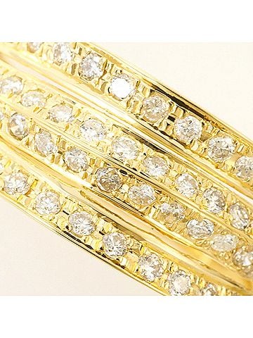 Unbranded 18K (18-karat) Yellow Gold Ring with 0.70 ct Diamond, Total Weight 4.2g, Jewelry (view 2)