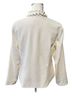 Chico's 100% Polyester Floral Paisley Ivory Blazer Size M - photo 2