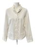 Chico's 100% Polyester Floral Paisley Ivory Blazer Size M - photo 1