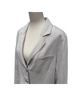 Peruvian Connection 54% Lyocell 46% Linen 100% Cotton Ivory White Blazer Size 16 - photo 4