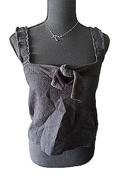 Madewell Tie-Front Ruffled Strap Camisole Tank Top (view 1)