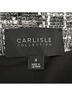 Carlisle 85% Polyester 8% Viscose 7% Other 100% Polyester Tweed Black White Jacket Size 4 - photo 3