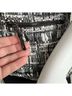 Carlisle 85% Polyester 8% Viscose 7% Other 100% Polyester Tweed Black White Jacket Size 4 - photo 5