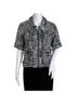 Carlisle 85% Polyester 8% Viscose 7% Other 100% Polyester Tweed Black White Jacket Size 4 - photo 1