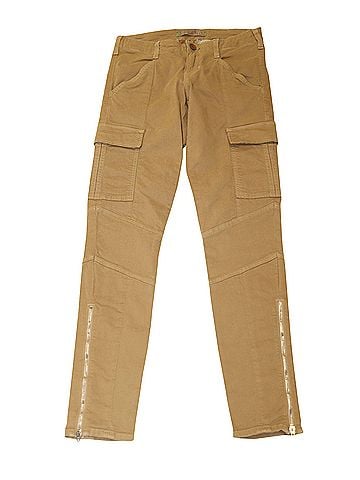 J Brand J Brand Houlihan Sahara Cargo Pants with Ankle Zip in Brown Cotton (view 1)