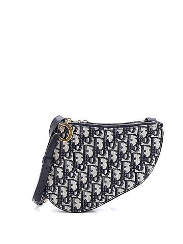 Christian Dior Saddle Triple Zip Crossbody Pouch Oblique Canvas (view 1)