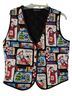Saddle River 100% Cotton Graphic Red White Blue Vest Size L - photo 1