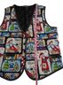 Saddle River 100% Cotton Graphic Red White Blue Vest Size L - photo 4