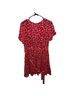 Lulus 100% Rayon 100% Polyester Floral Red White Casual Dress Size XL - photo 2