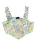Cider Floral Green Yellow Blue Sleeveless Blouse Size L - photo 1