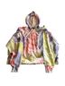Nike Tie-dye Multi Color Pullover Hoodie Size M - photo 1