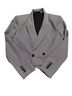 Express Plaid Gray Black Jacket Size M - photo 1