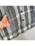 Liv Plaid Gray Multi Color Blazer Size L - photo 6