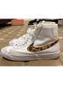 Nike White Brown Black Sneakers Size 7 - photo 3