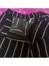 Divided by H&M Stripes Black White Casual Pants Size 4 - photo 6