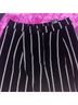 Divided by H&M Stripes Black White Casual Pants Size 4 - photo 4