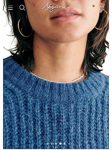 Sézane José Jumper  Wool Pullover Sweater (view 1)