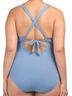 Becca Solid Blue One Piece Swimsuit Size 0X - photo 2