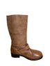 Free People 100% Leather Tan Brown Boots Size 7 - photo 9