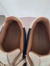Tory Burch 100% Leather Blue Tan Sneakers Size 11 - photo 8