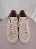Tory Burch 100% Leather Blue Tan Sneakers Size 11 - photo 4