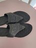 Tory Burch 100% Leather Solid Black Sandals Size 8 - photo 3