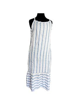 linen-blend squareneck column midi dress Sofia Linen Square Neck Midi Dress main image 1