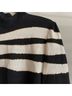St. John Collection Stripes Black White Pullover Sweater Size S - photo 4