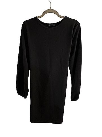 Prettygarden Classic Black Long Sleeve Shift Dress Cocktail Dress (view 1)