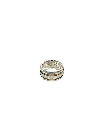 Tiffany & Co. TIFFANY&Co. Tiffany Grooved Double Line Ring, Sterling Silver 925, Item Number 095988 (view 1)