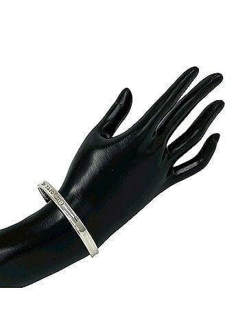 Tiffany & Co. TIFFANY&Co. Tiffany Vintage Narrow Bangle Sterling Silver 925 Bracelet 58731 (view 2)