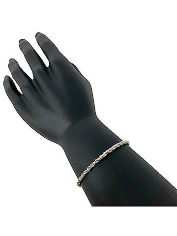Tiffany & Co. TIFFANY&Co. Tiffany Twist Rope Bracelet, Sterling Silver 925, 18K Yellow Gold, Accessory, Silver, Item Number 35244 (view 2)