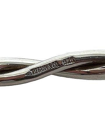 Tiffany & Co. TIFFANY&Co. Tiffany Vintage Twist Bangle, Sterling Silver 925 Bracelet, 31706 (view 2)