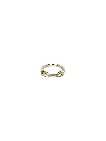 Tiffany & Co. TIFFANY&Co. Tiffany Band With 2-Wire Ring, Sterling Silver 925, 18K Yellow Gold, & 00052 (view 1)