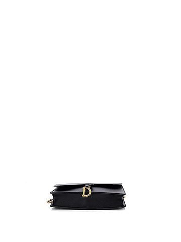 Christian Dior Saddle Chain Clutch Leather (view 2)