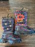 FARM Rio 100% Fabric Print Black Multi Color Boots Size 8 1/2 - photo 4