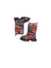 FARM Rio 100% Fabric Print Black Multi Color Boots Size 8 1/2 - photo 2