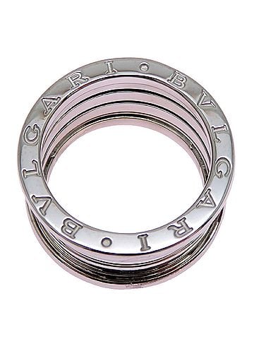 Bvlgari Bvlgari B-zero1 #57 Women's/Men's Ring, 750 White Gold (view 2)