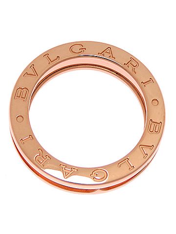 Bvlgari Bvlgari #51 B-zero1 Women's/Men's Ring, 750 Pink Gold (view 2)