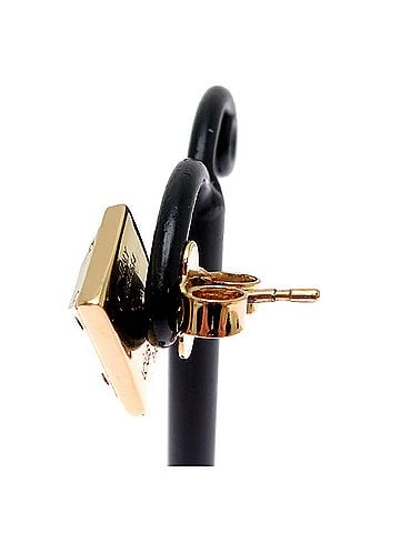 Louis Vuitton Louis Vuitton Bouclé de Rayle Purse Nanogram Tennis Earrings (Gold Plated) - Women's & Men's (view 2)
