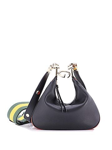 Gucci Attache Shoulder Bag Leather Small (view 1)